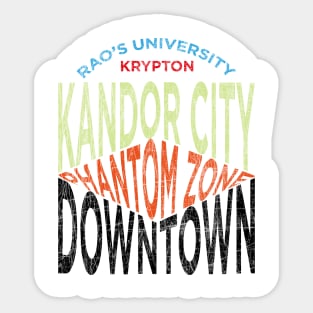 Kandor City Sticker